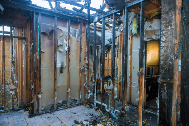Professional Fire Damage Removal technician working in One Loudoun, VA
